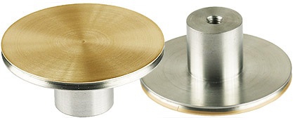 EM-Tec sputter targets on target holder substrate for sputter coaters: Emscope/ Bio-Rad /Thermo VG sputter coater SC500 / SC500A