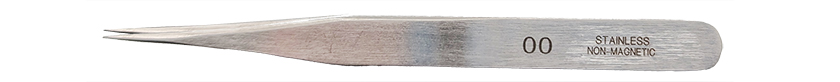 50-014005.jpg Value-Tec 00.NM general purpose tweezers, style 00, strong pointed tips, non-magnetic stainless steel