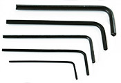 EM-Tec Allen key set 0.7 / 0.9 / 1.3 / 1.5 / 2.0 / 2.5 and 3mm HEX keys