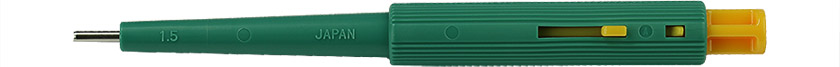 52-004615-Integra-Miltex-Biopsy-Punch-with-plunger-system-1-5mm.jpg Integra Miltex Biopsy Punch with plunger system, Ø1.5 mm, green/yellow