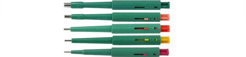 52-004650.jpg Integra Miltex Biopsy Punch with plunger system, set with Ø1.0, 1.5, 2.0, 3.0 and 4.0 mm