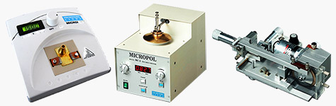 X-TEM Komplettpräperationsset zur TEM Probenvorbereitung, 100-240V / 50-60Hz inkl. Microsaw, Micropol, Microheat, Werkzeugen und Verbrauchsmaterialset