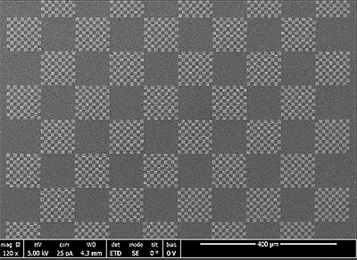 EM-Tec Checkerboard calibration standard
